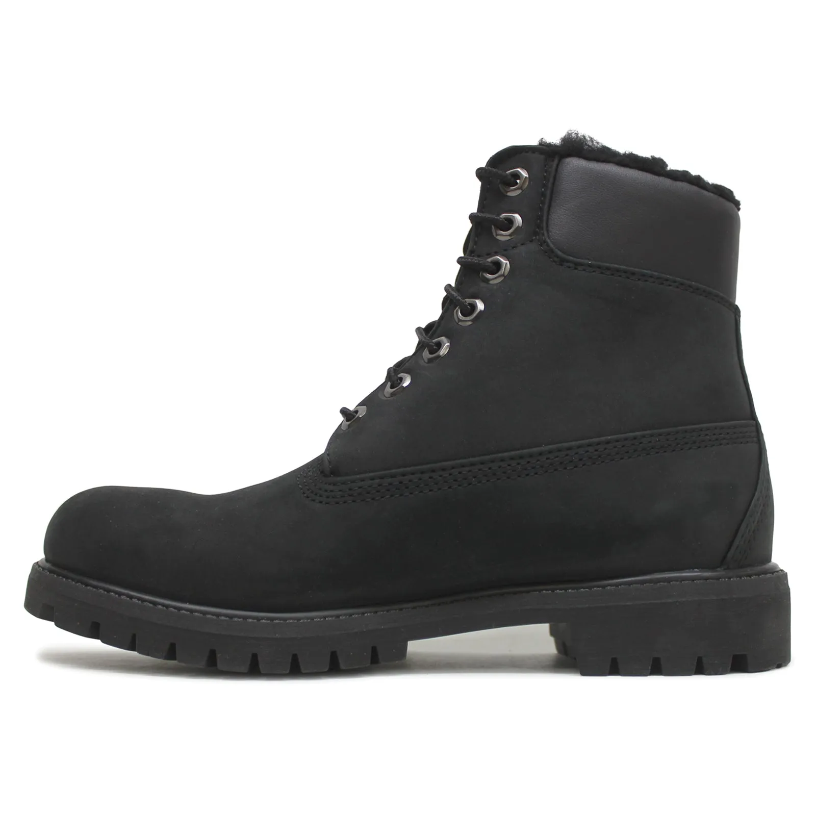 Premium 6 Inch Warmlined Leather Men's Closed-Toe Boots