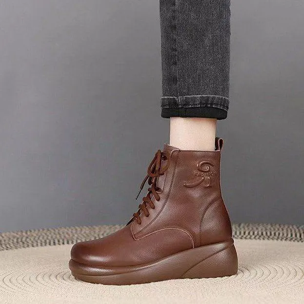 Pure Leather Waterproof & Durable Ankle Boots