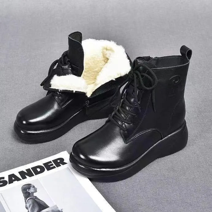 Pure Leather Waterproof & Durable Ankle Boots