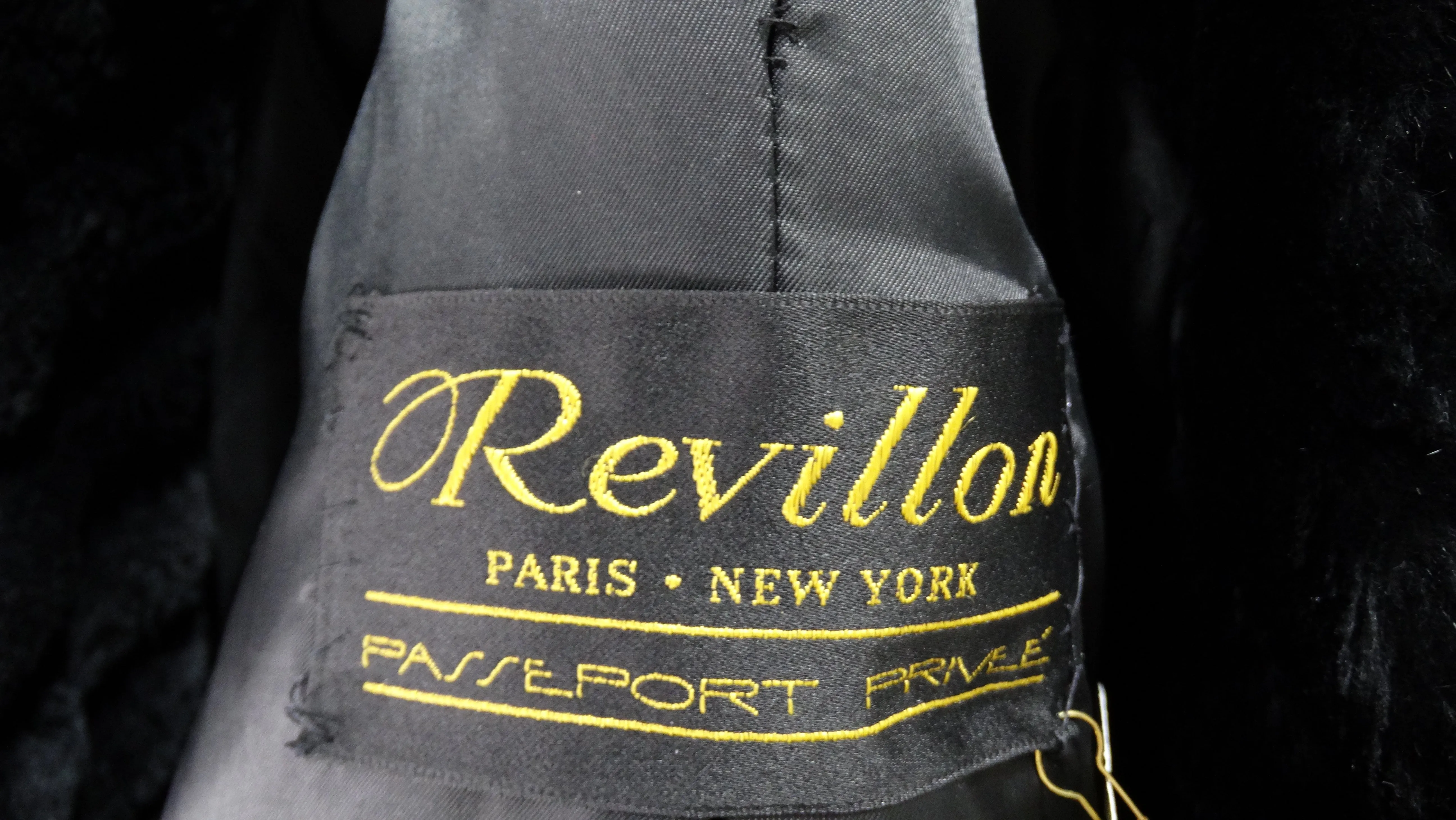 Revillon Mongolian Lamb Fur Coat