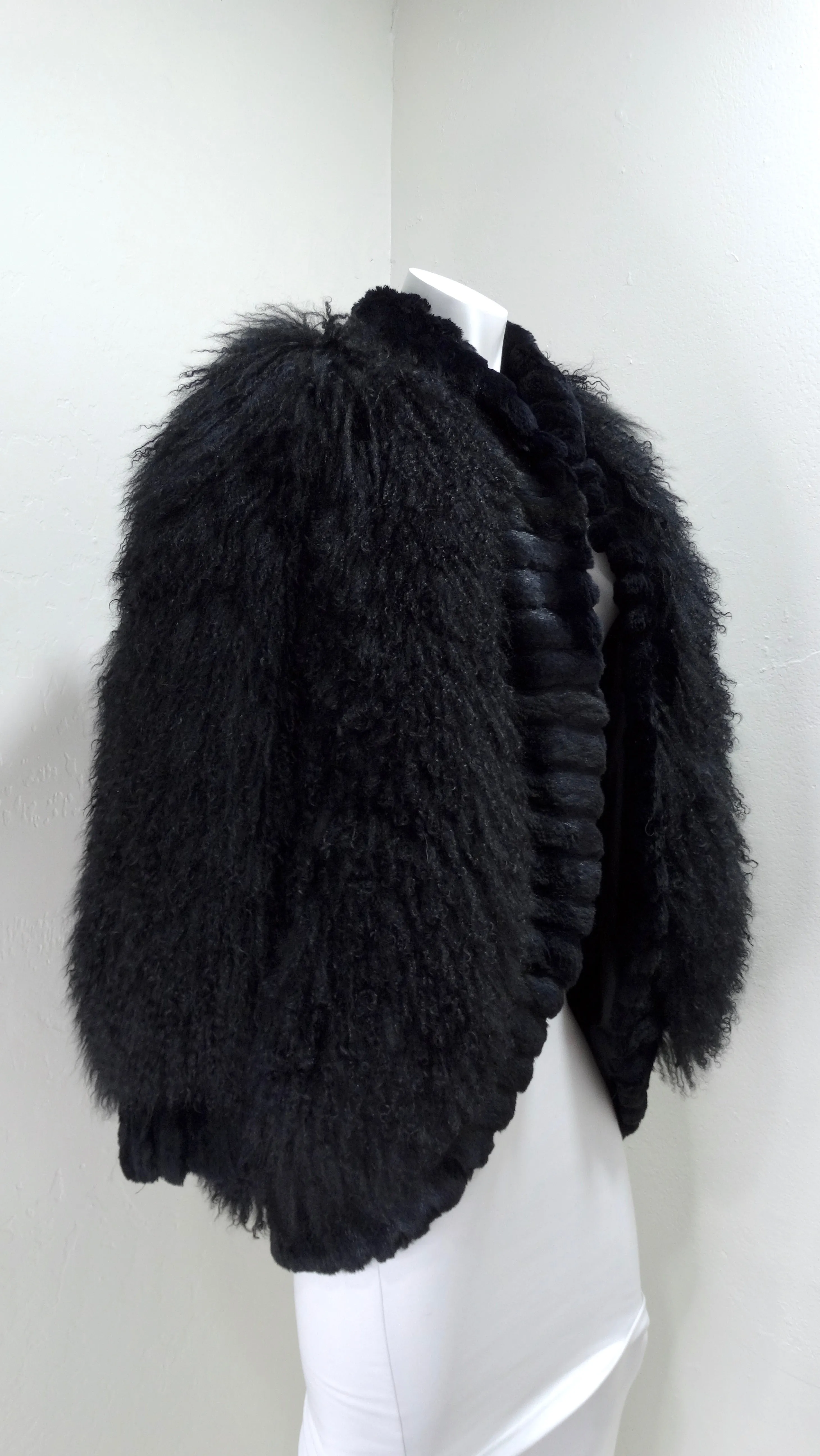 Revillon Mongolian Lamb Fur Coat