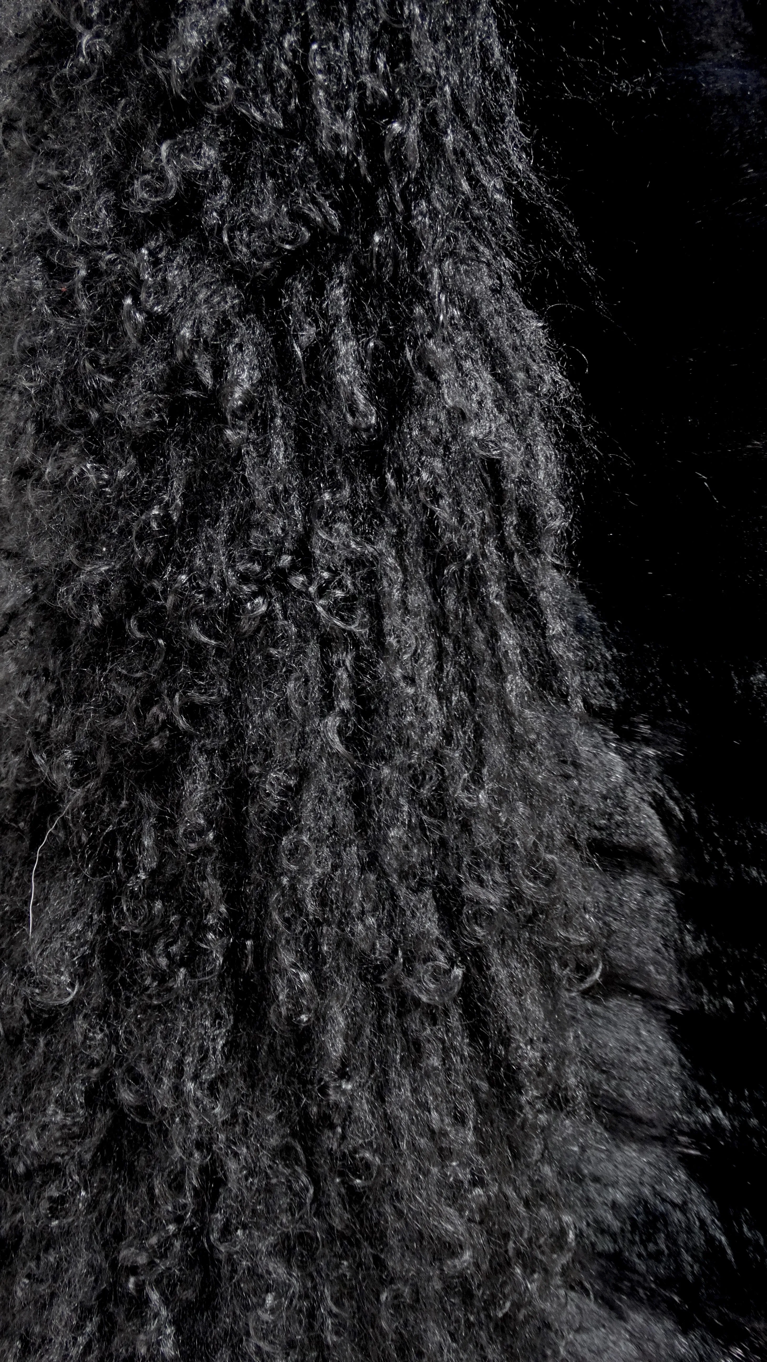 Revillon Mongolian Lamb Fur Coat