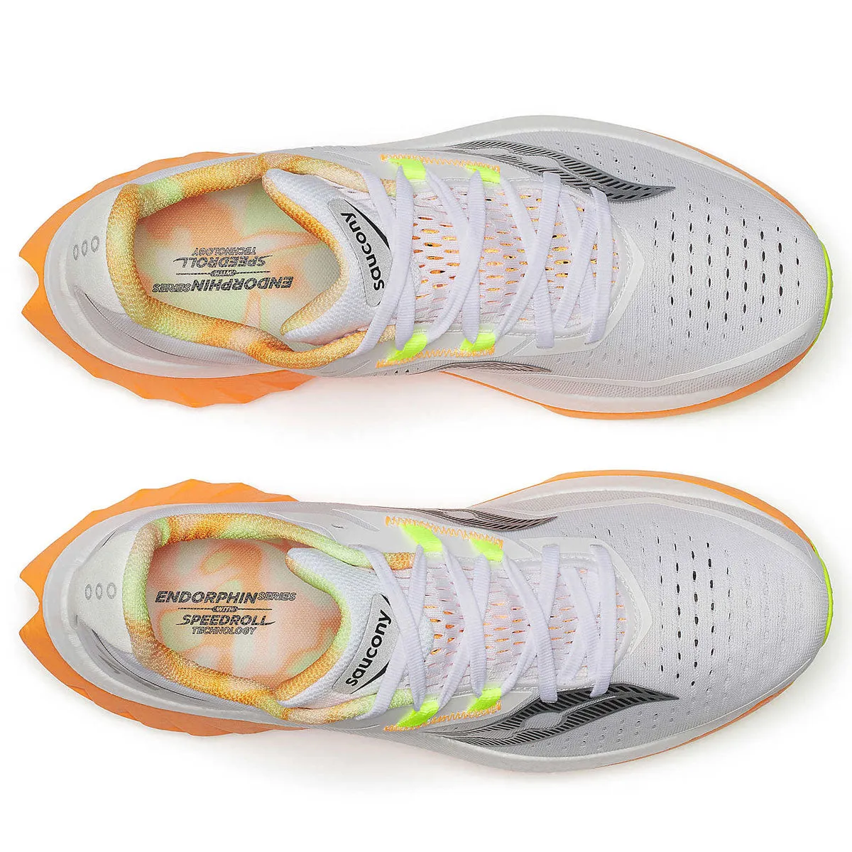 Saucony Endorphin Speed 4 Running Shoes - Mens - White/Peel