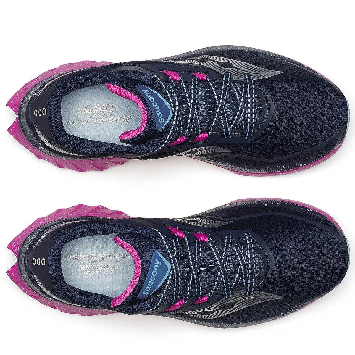 Saucony Endorphin Speed 4 Running Shoes - Womens - Navy/Fuchsia