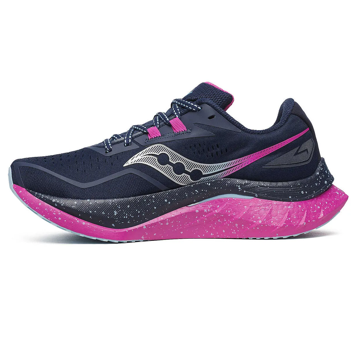 Saucony Endorphin Speed 4 Running Shoes - Womens - Navy/Fuchsia