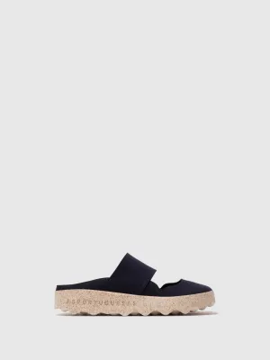Slip-on Mules CANA NAVY
