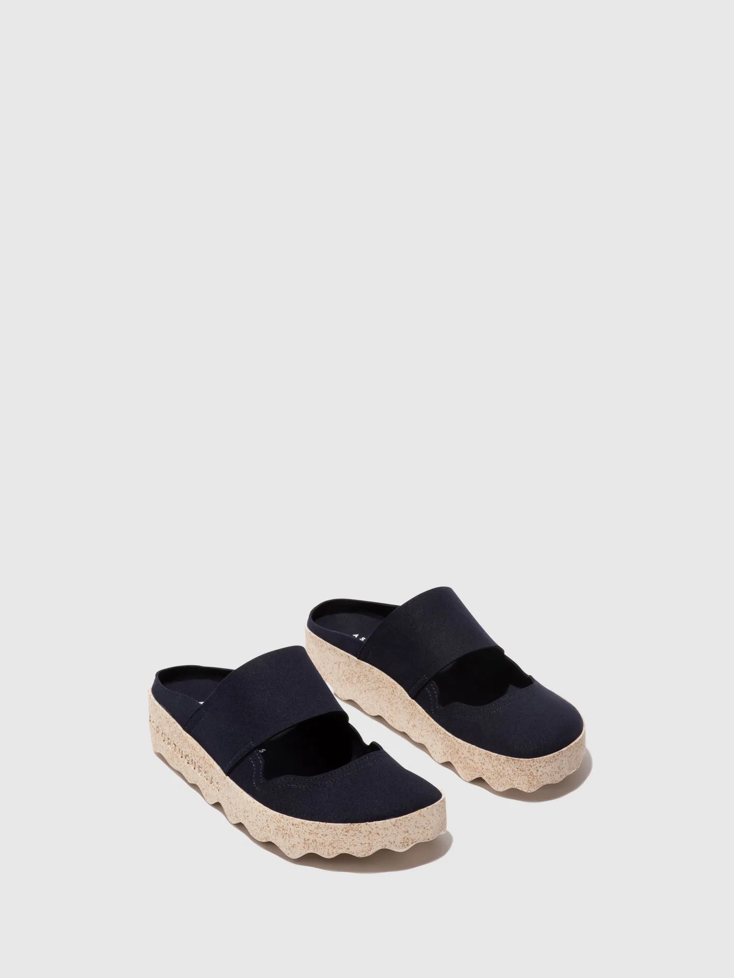 Slip-on Mules CANA NAVY