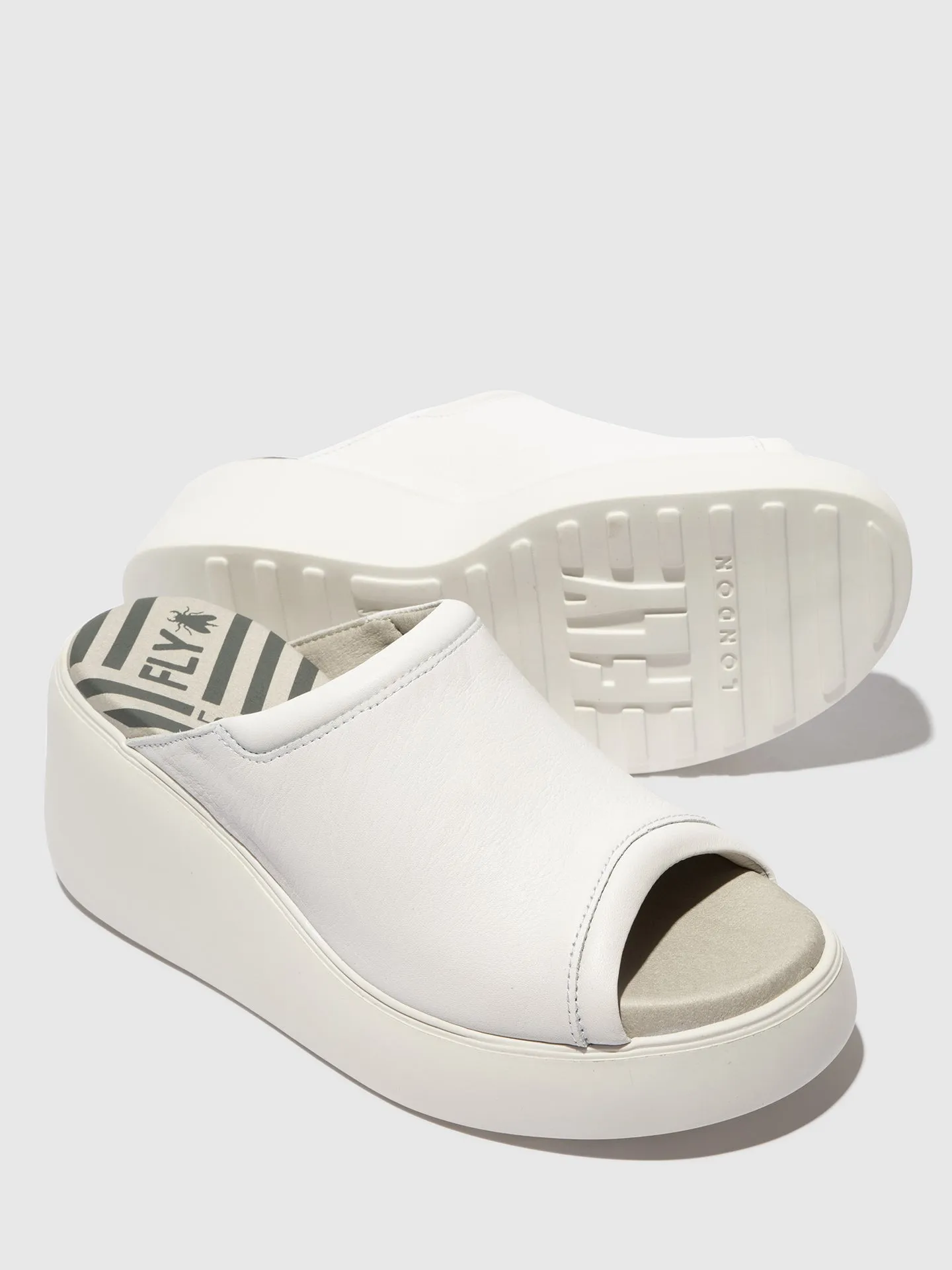 Slip-on Mules DOLI042FLY WHITE