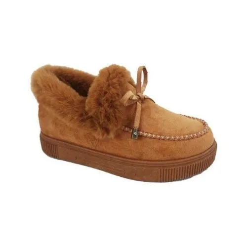Slip On Warm Flat Shoes For Women