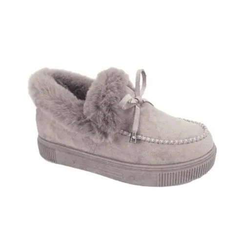 Slip On Warm Flat Shoes For Women