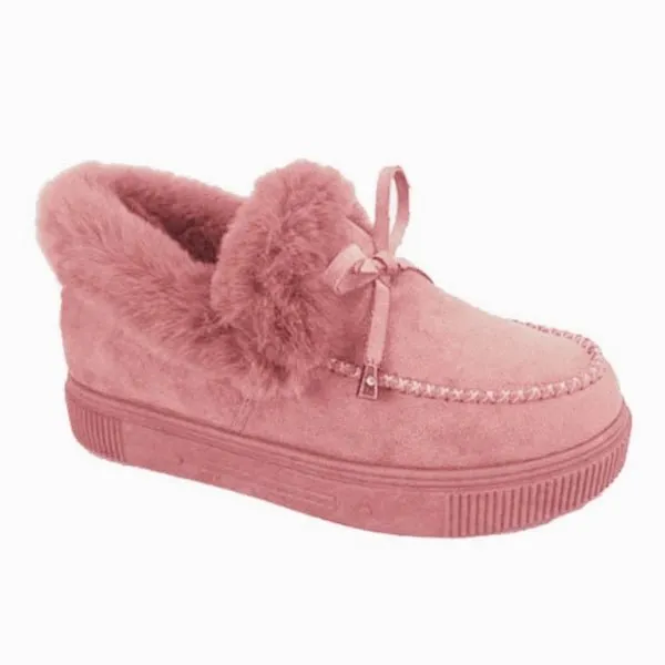 Slip On Warm Flat Shoes For Women