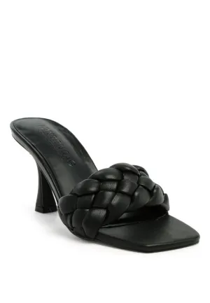 So Beauty-  Woven Fashion Mules