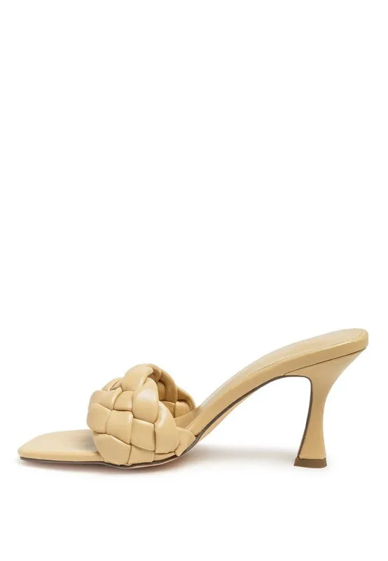 So Beauty-  Woven Fashion Mules