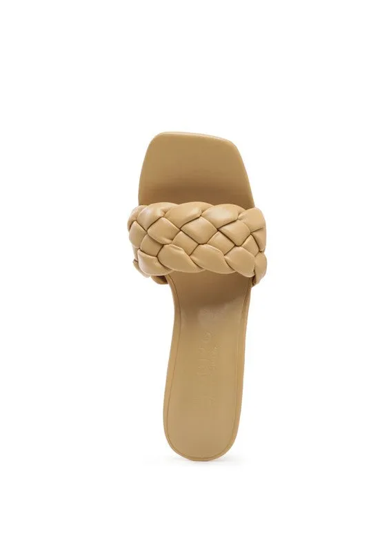 So Beauty-  Woven Fashion Mules