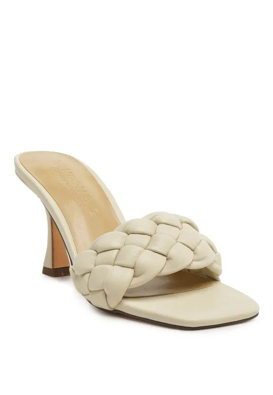 So Beauty-  Woven Fashion Mules