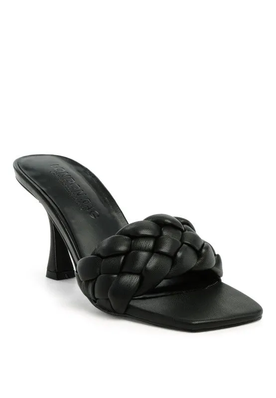 So Beauty-  Woven Fashion Mules