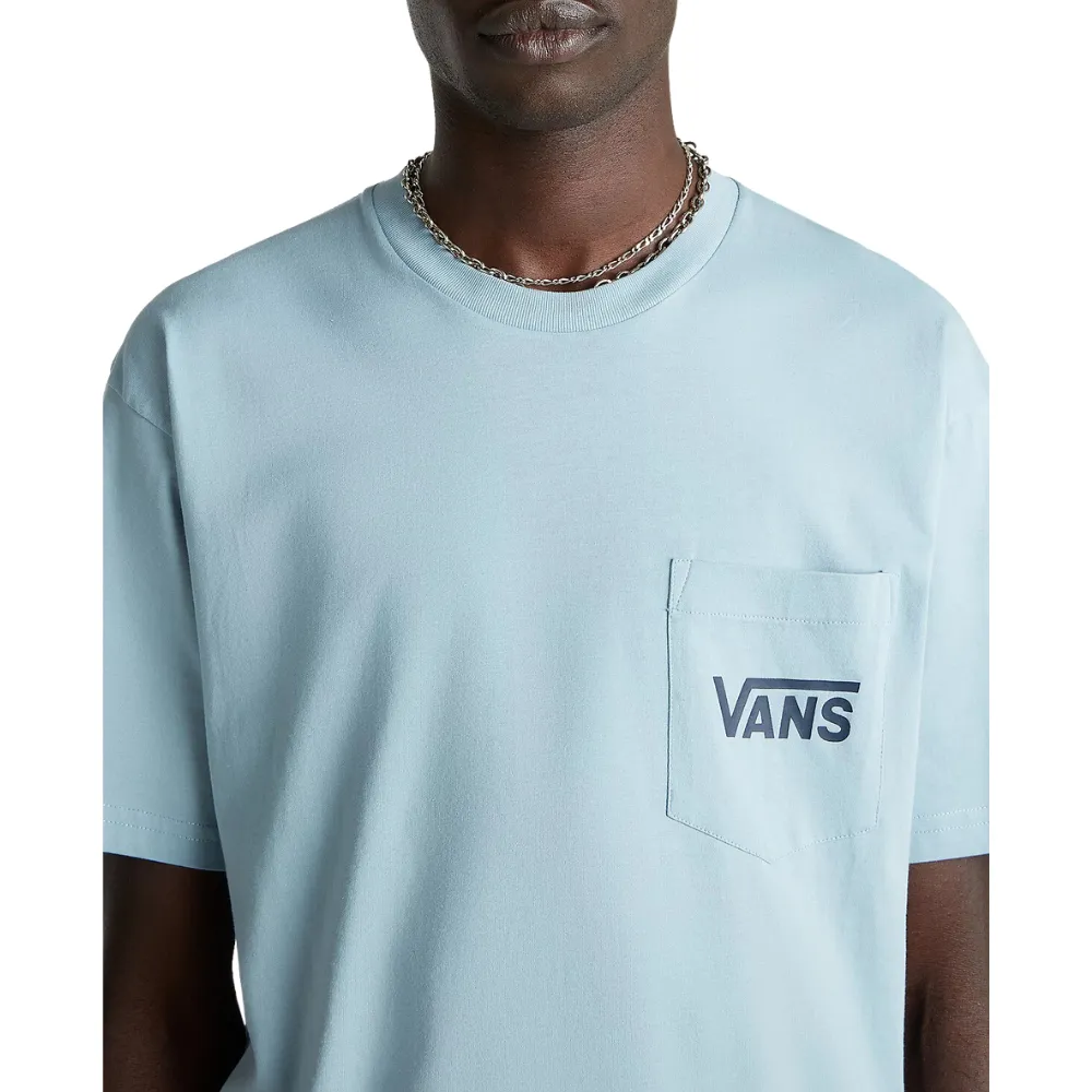 Style 76 Back T-shirt Dusty Blue/ Dress Blue