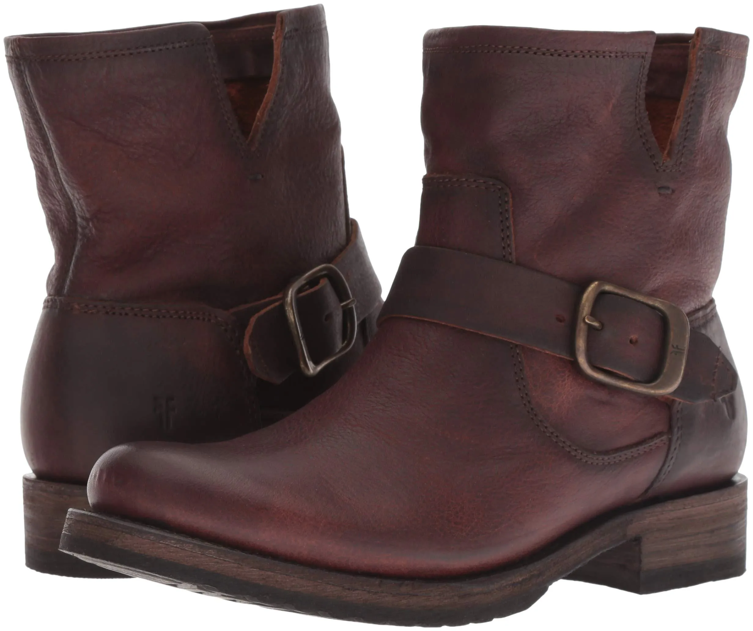 The Frye Company Womens Redwood Veronica Bootie Size 9.5 Oiled Leather Boots