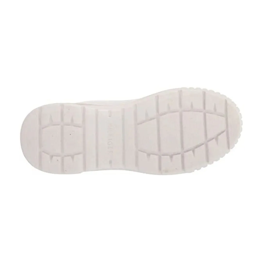 Tommy Hilfiger Lukas High Top Lace Up Platform Sneakers - WHT