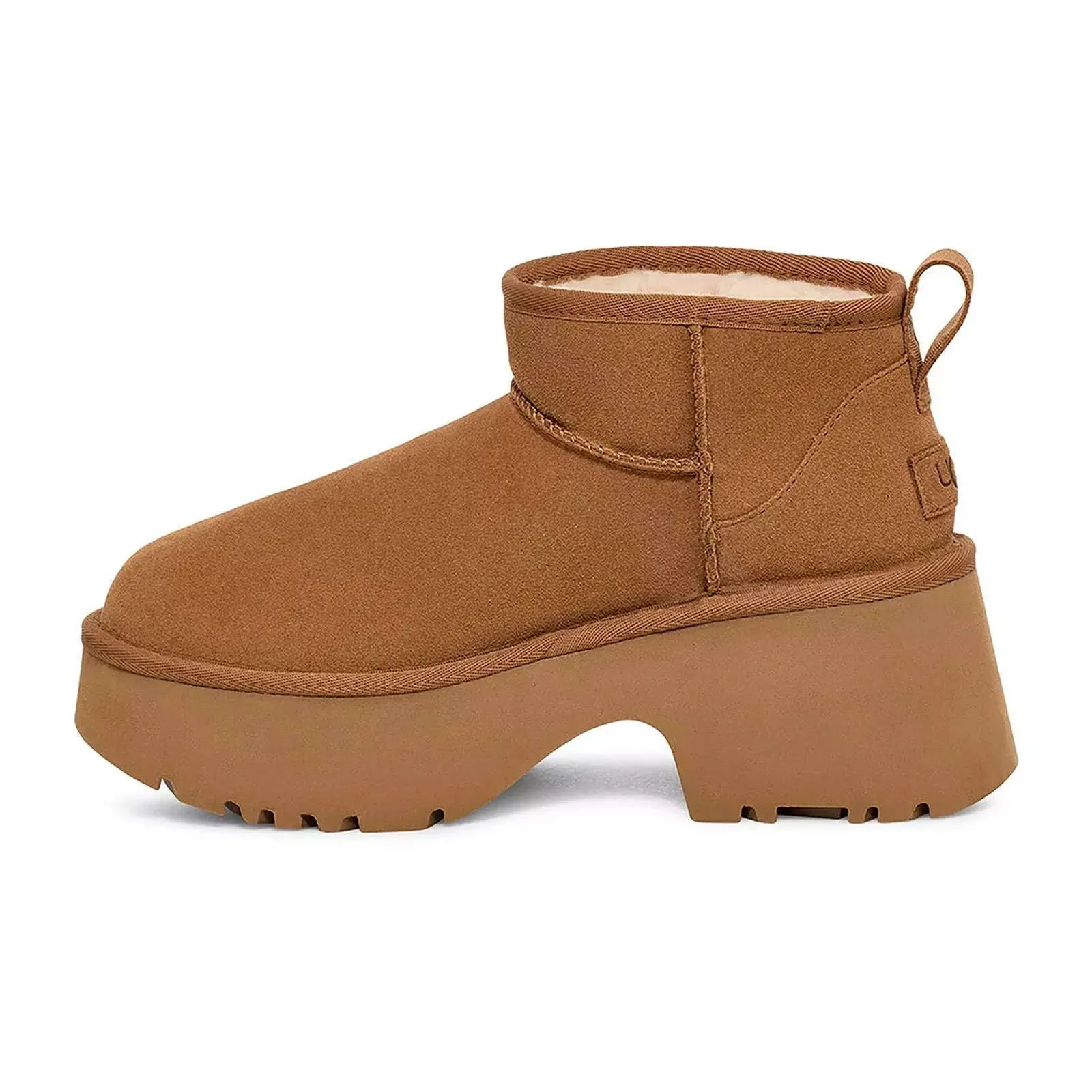 Ugg Classic Ultra Mini New Heights Suede Women's Ankle Boots