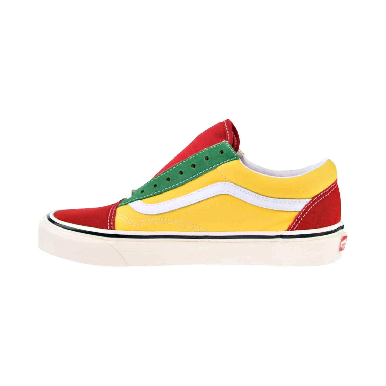Vans Old Skool 36 DX Men's Shoes Red-Emerald-Yellow