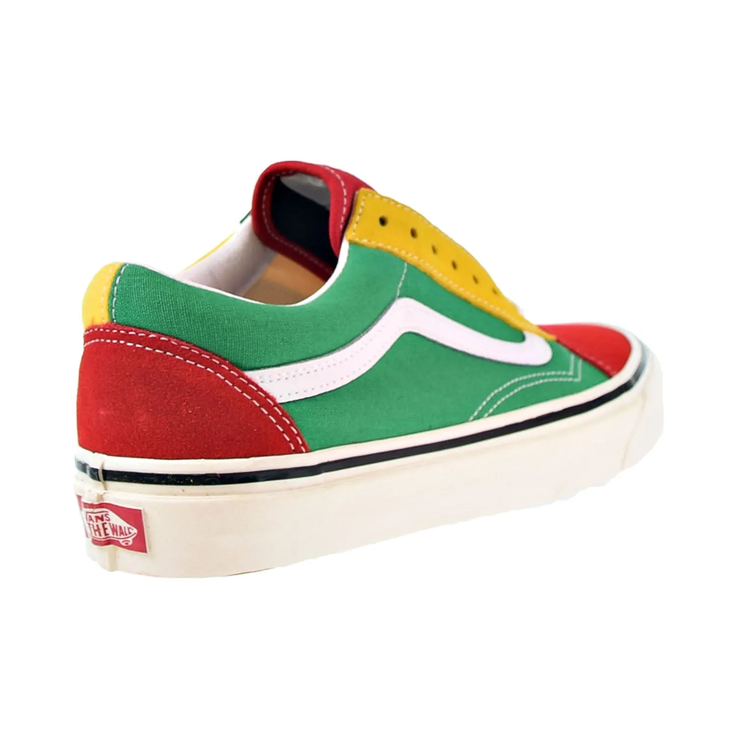 Vans Old Skool 36 DX Men's Shoes Red-Emerald-Yellow