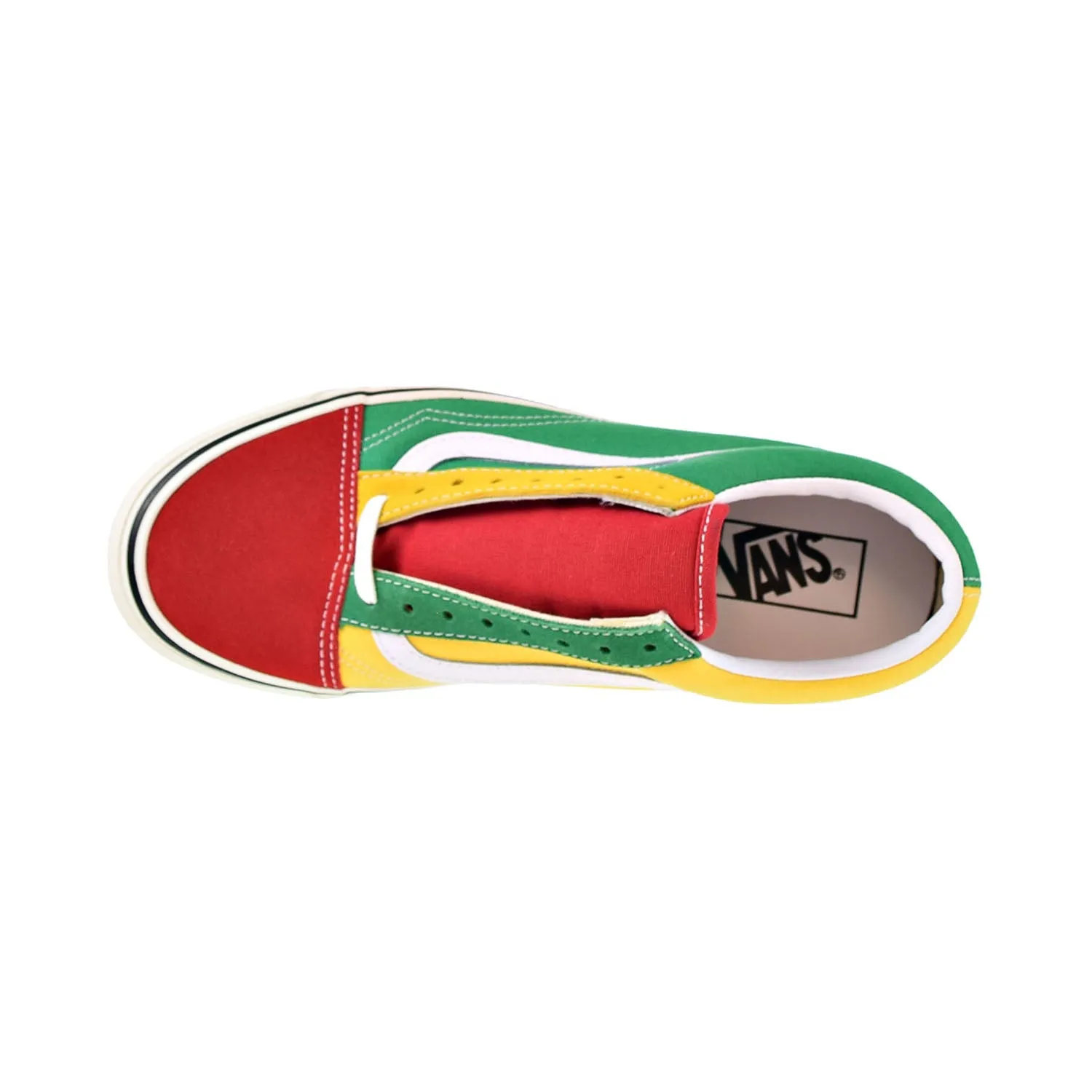 Vans Old Skool 36 DX Men's Shoes Red-Emerald-Yellow