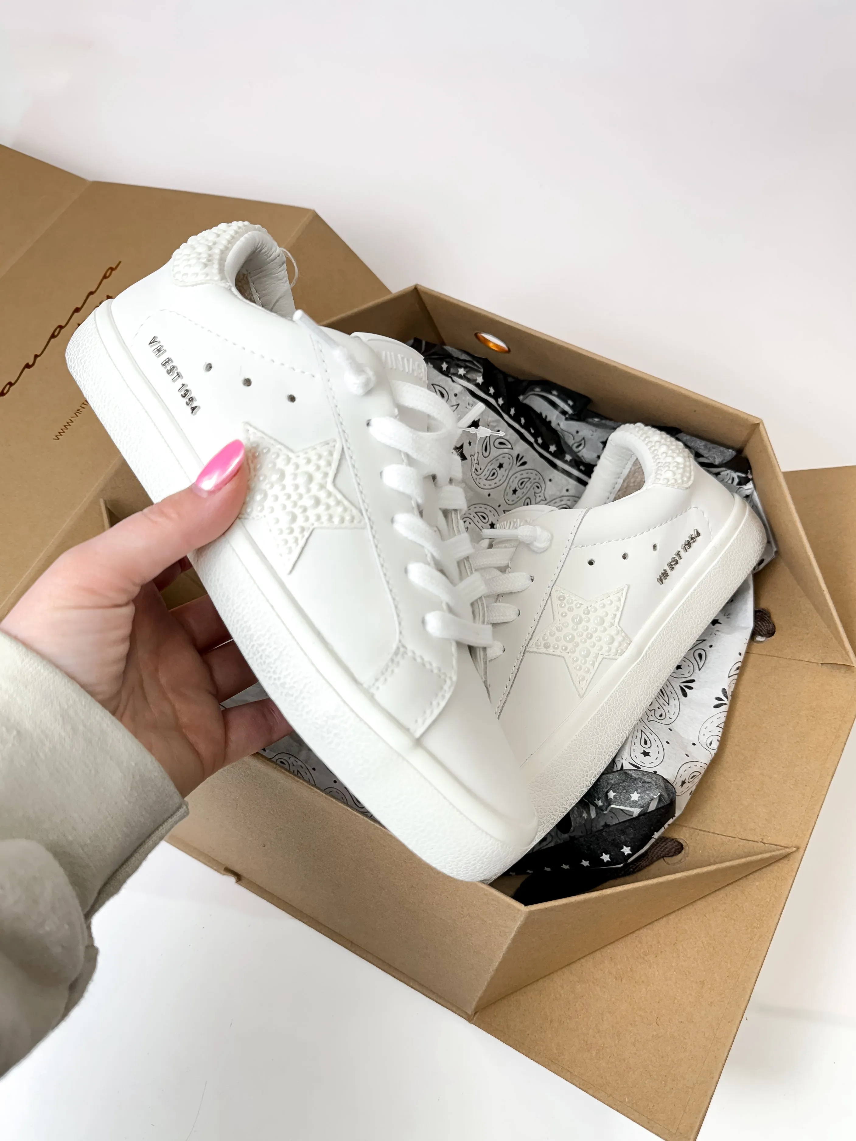 Vintage Havana | Dayna Sneakers in White Multi