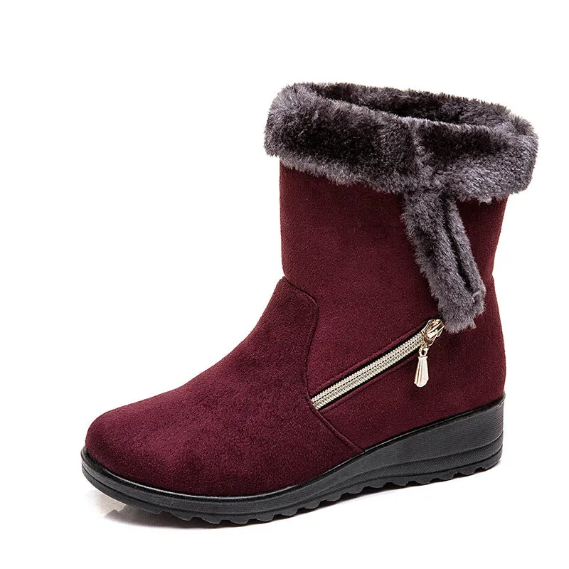 Warm Fur Ankle Boots