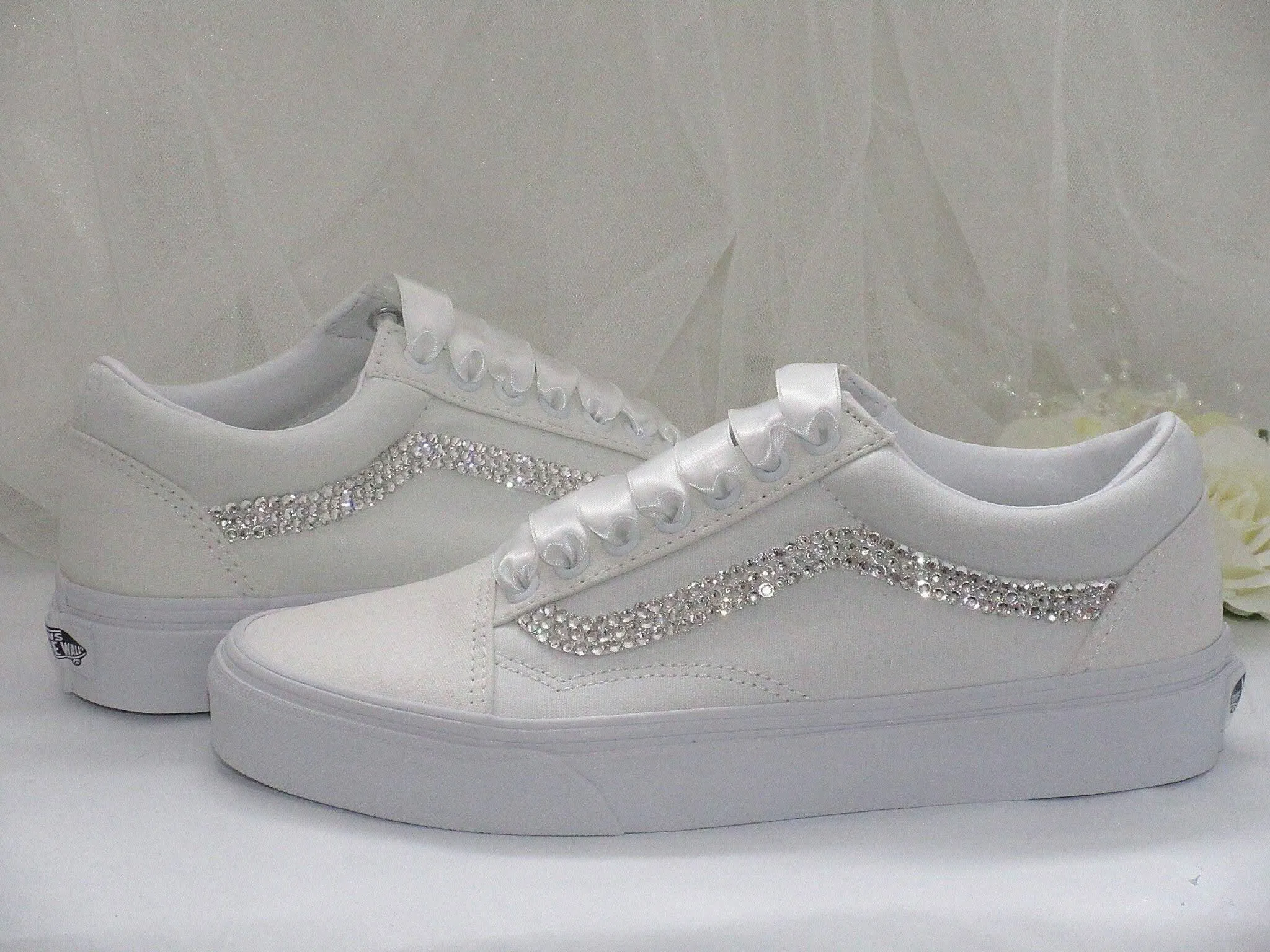 Wedding Crystal Old Skool Vans.