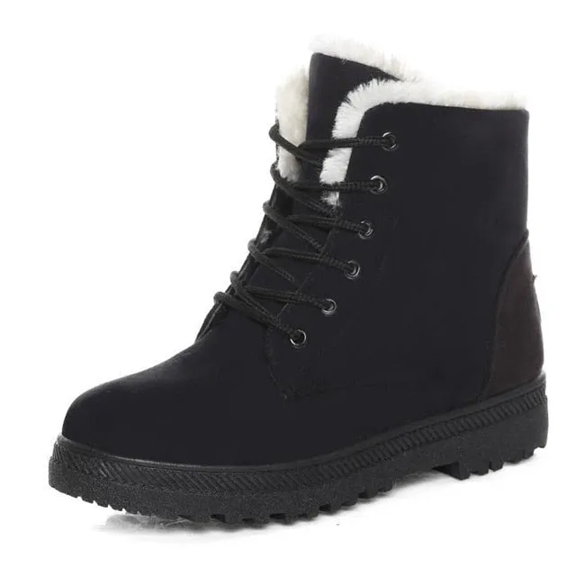 Women's Warm Plush Winter Ankle Boots Clearance