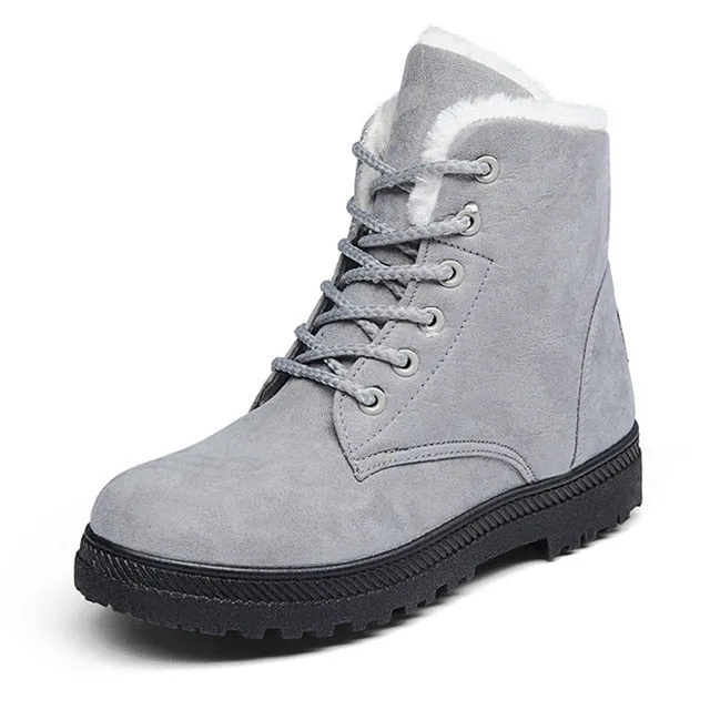 Women's Warm Plush Winter Ankle Boots Clearance