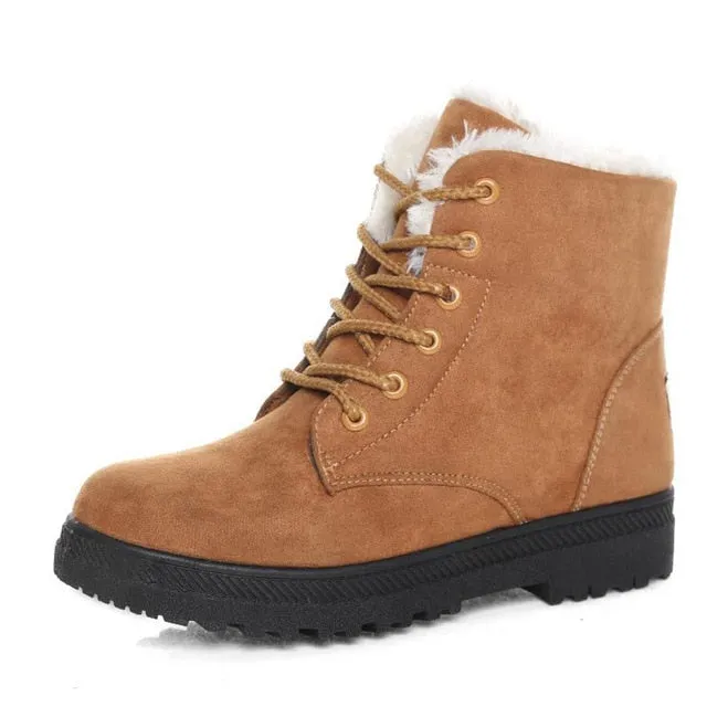 Women's Warm Plush Winter Ankle Boots Clearance